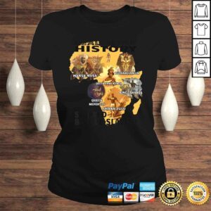 ClassicLadies Funny Black Awareness Afrocentric Attire African American Slavery TShirt Gift