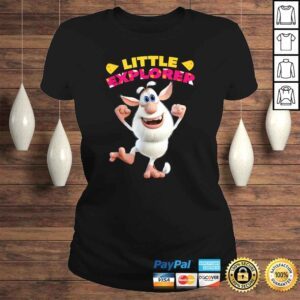 ClassicLadies Funny Booba Little Explorer Happy Birthday Gift for Son Daughter Shirt