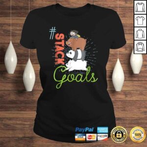 ClassicLadies Funny CN We Bare Bears This My Squad Patch Graphic TShirt