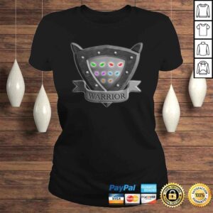 ClassicLadies Funny Cat Warrior Shield Eyes Funny Shirt Gift for Kids Tee TShirt