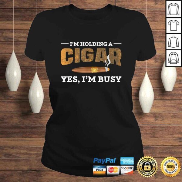 Funny Cigar Smoking Shirt Men Gifts for Cigar Lovers TShirt Gift - Image 3