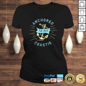 ClassicLadies Funny Coastie Wife US Coast Guard USCG Anchored To TShirt