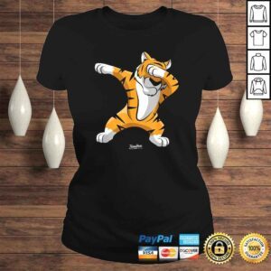 ClassicLadies Funny Dabbing Tiger Dab Tiger Safari Funny Tiger Animal Shirt