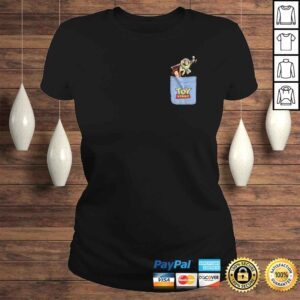 ClassicLadies Funny Disney Pixar Toy Story Buzz and Woody Pocket TShirt Gift