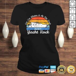 ClassicLadies Funny Distressed Retro Yacht Rock TShirt