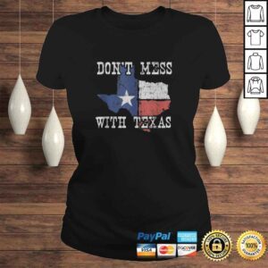 ClassicLadies Funny Dont Mess With Vintage Texas Longhorn Lone Star State Tee TShirt