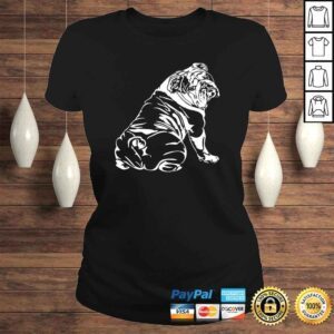 ClassicLadies Funny English Bulldog Shirt dog hund Shirt gift