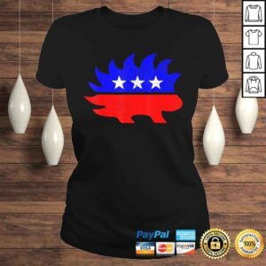 ClassicLadies Funny Hedgehog Libertarian Party Libertarianism Shirt