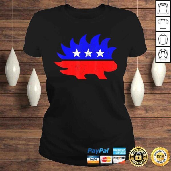 Funny Hedgehog Libertarian Party Libertarianism Shirt - Image 3