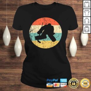 ClassicLadies Funny Hockey Shirt Vintage Retro Hockey Goalie TShirt