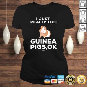 ClassicLadies Funny I Just Really Like Guinea Pigs Ok Funny Guinea Mom Themed TShirt