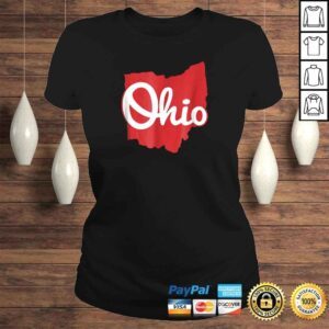 ClassicLadies Funny I Love My Ohio Home Script Ohio Shirt