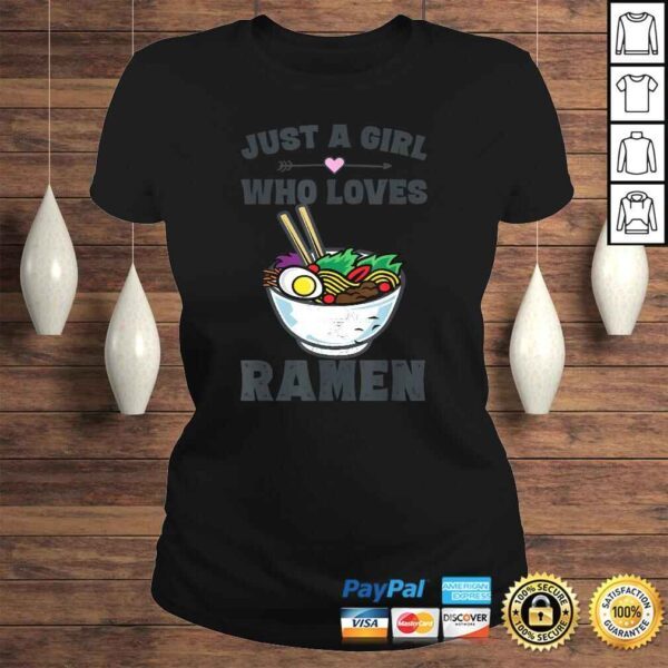 Funny Japanese Ramen Noodles Shirt Girls Anime Lovers Gifts - Image 3