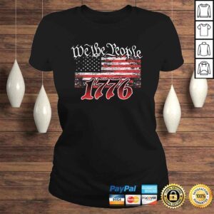 ClassicLadies Funny KFX We the People 1776 Shirt