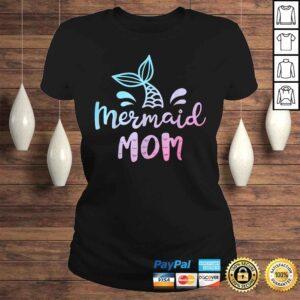 ClassicLadies Funny Mermaid Mom Funny Women Mommy Mama Family Matching Birthday Gift Top