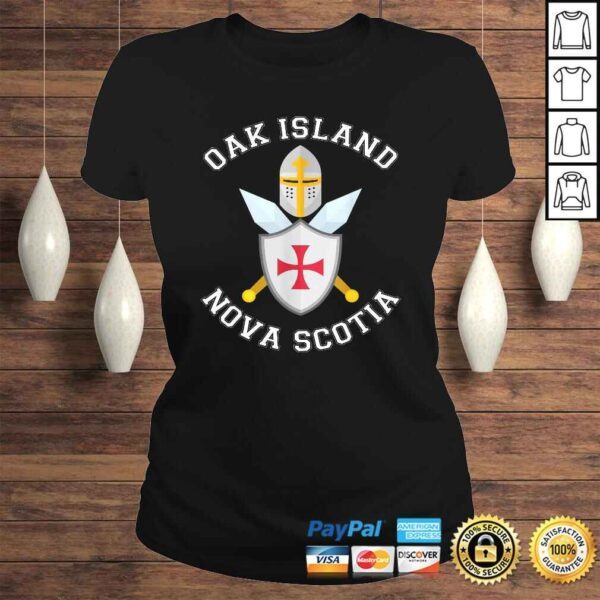 Funny Oak Island Shield Helmet Blades TShirt Gift - Image 3