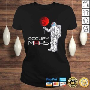 ClassicLadies Funny Occupy Mars Astronaut Shirt Kids Boys Men Gift Top