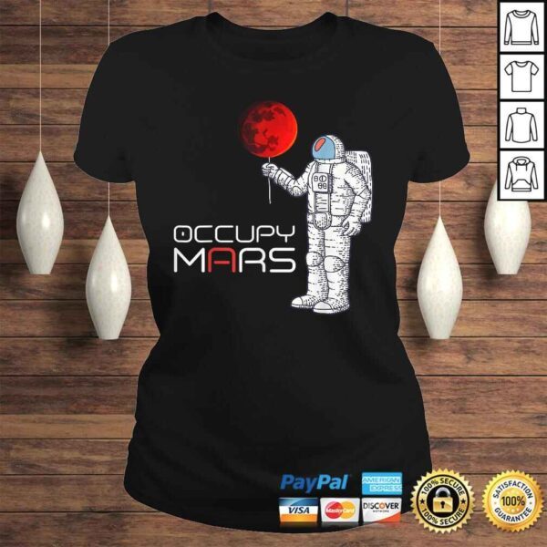 Funny Occupy Mars Astronaut Shirt Kids, Boys, Men Gift Top - Image 3