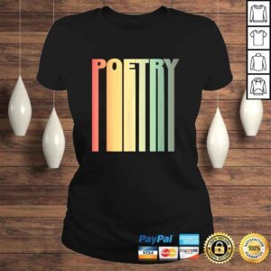 ClassicLadies Funny Poetry Shirt Vintage Poetry Slam Shirt Gift for Women TShirt