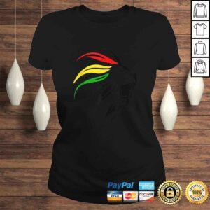 ClassicLadies Funny Rasta Reggae Lion Art for Rastafari Lover TShirt