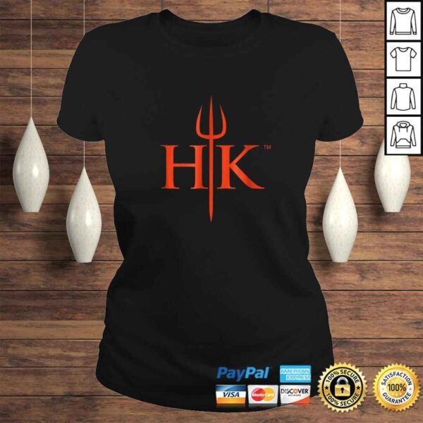 Funny Red Hells Kitchen logo Shirt - Image 3