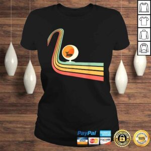 ClassicLadies Funny Retro MidCentury Modern Cat In Egg Chair TShirt