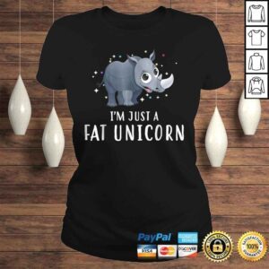 ClassicLadies Funny Rhinos Are Just Fat Unicorns Funny TShirt