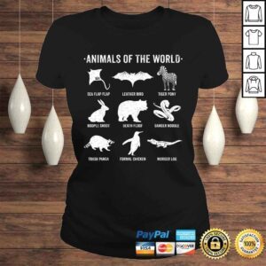 ClassicLadies Funny SIMPLE VINTAGE HUMOR FUNNY RARE ANIMALS OF THE WORLD Tshirt