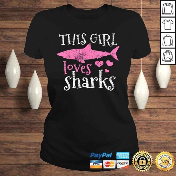 Funny Shark Lover Marine Biologist Animal Vintage Shirt - Image 3