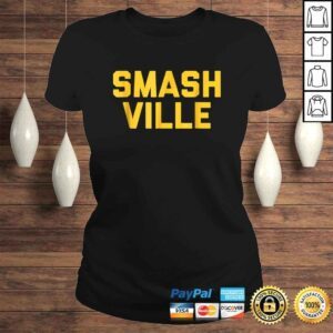 ClassicLadies Funny Smashville Gold Nashville TShirt