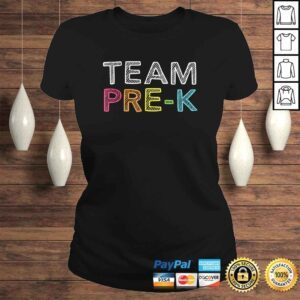 ClassicLadies Funny Team Pre K Teacher Back To School Top Shirt