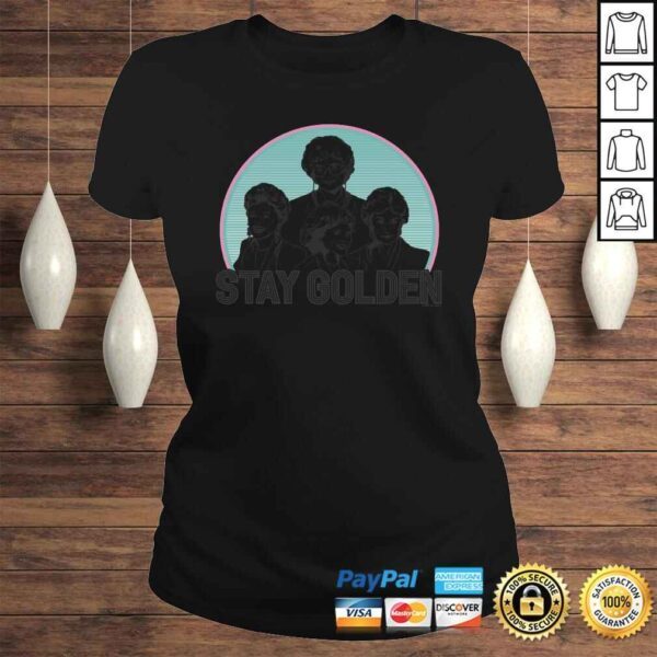 Funny The Golden Girls Stay Golden SweaV-Neck T-Shirt - Image 3