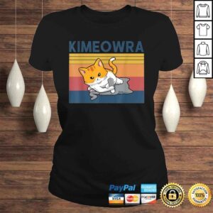 ClassicLadies Funny Vintage Kimeowra JIU JITSU Kimura n Kawaii CaTShirt