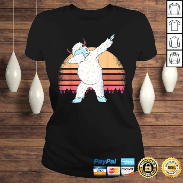 Funny Yeti Shirt; Snowman Shirt; Dabbing Yeti Shirt; Tee Shirt - Image 3