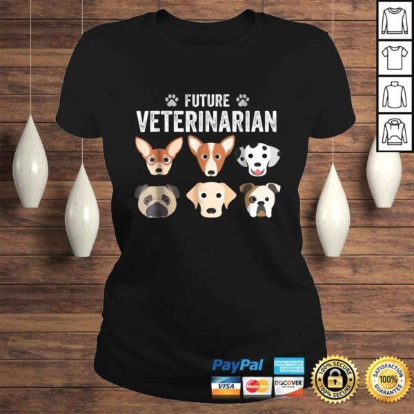 Future Veterinarian Shirt Kids Vet Dog CaShirt Youth - Image 3