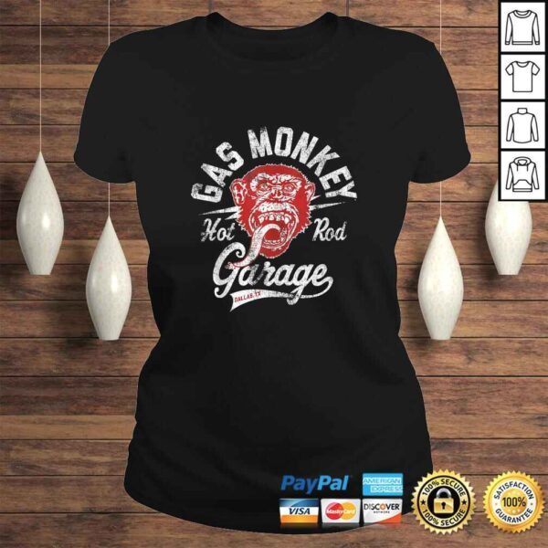 Gas Monkey Hot Rod Garage Red Poster Shirt - Image 3