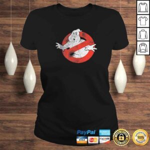 ClassicLadies Ghostbusters Distressed No Ghost No Type Shirt