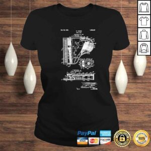 ClassicLadies Grand Piano Patent Print 1928Vintage Patent Print Shirt