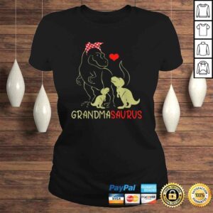 ClassicLadies Grandmasaurus Shirt T Rex Grandma Saurus Dinosaur Women Mo