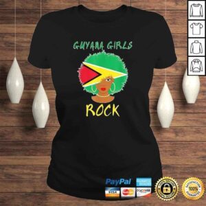 ClassicLadies Guyana Flag Girls Rock Shirt Guyana women Tee gift