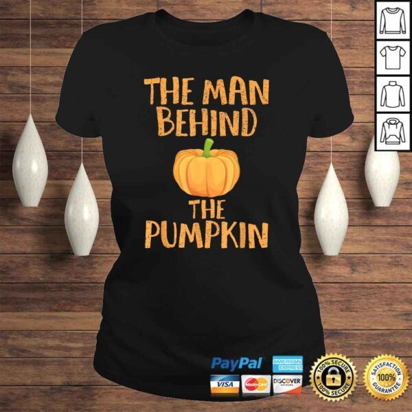 Halloween Pregnancy Man Pumpkin Shirt Funny Party Shirt - Image 3