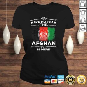 ClassicLadies Have No Fear The Afghan Is Here Halloween Afghanistan Flag TShirt