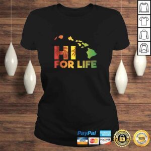 ClassicLadies Hawaii For Life Rasta Island Chain Tee Shirt