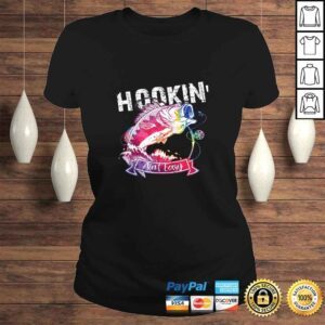 ClassicLadies Hookin Aint Easy Funny Fishing Lovers Tee Shirt