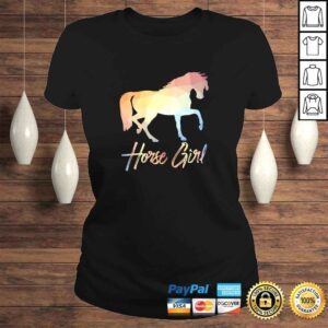 ClassicLadies Horse Girl shirt gifts Horseback Racing Riding Lover Youth TShirt