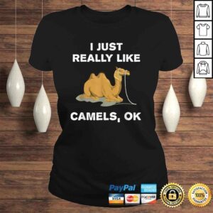 ClassicLadies I Just Really Like Camels OK Funny Camel VNeck TShirt