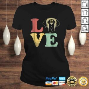 ClassicLadies I Love My English Mastiff Shirt Gifts for Dog Lovers