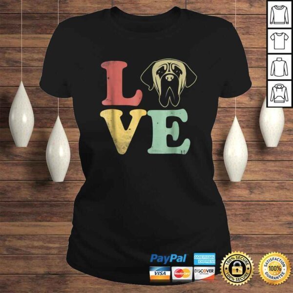 I Love My English Mastiff Shirt - Gifts for Dog Lovers - Image 3