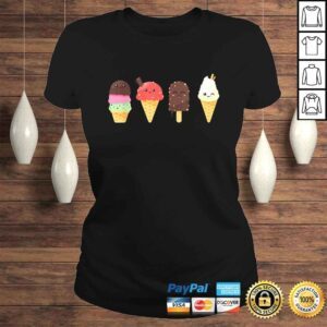 ClassicLadies Ice Cream Lover Shirts for Summer