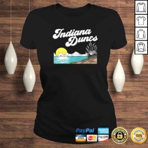 ClassicLadies Indiana Dunes National Park Retro Vintage 80s TShirt Gift